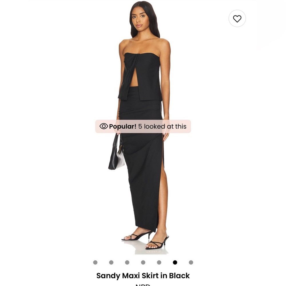 NBD Maxi Skirt and top set.